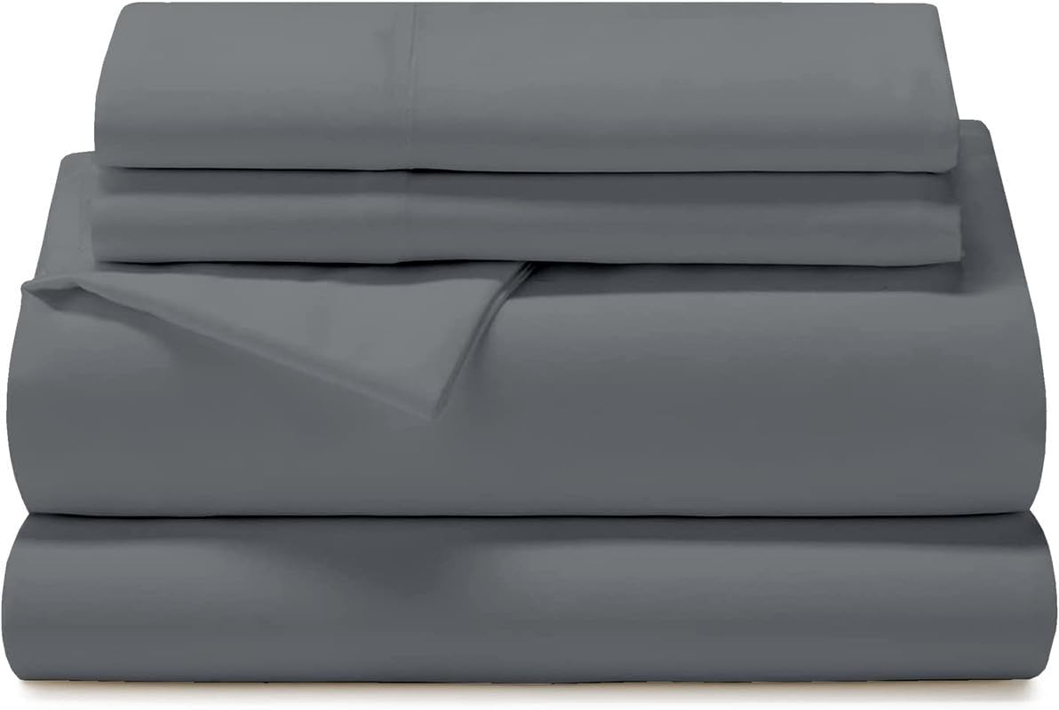 Rajlinen Microfiber RV Sheet Sets, 72x80 Camper King, Dark