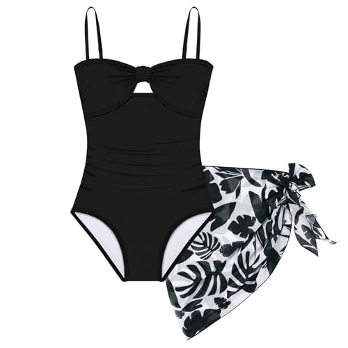 Maillot de bain filles à jupe pour les vacances et la piscine 9-16 ans