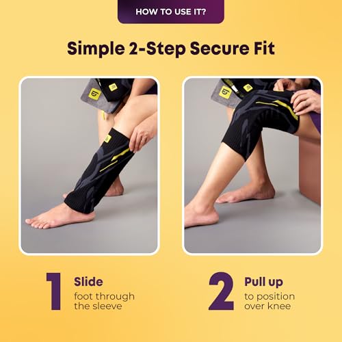 Image of betterhood Premium Knee Sleeve (Black, Pack of 2, M:36-45 CM Thigh) | EasyMove Max Stability Design for Gym, Sports, Day-long Use| Knee Cap Support with Gel Pad & Side Stabilizers for Arthritis, Joint Pain & Injury Recovery