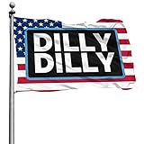 Dilly Dilly Polyester Usa Garden Flag Patriotic Outdoor Lawn Decoration Yard Signs Flags 4x6 Ft