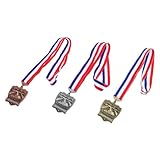 SUPVOX 3 Piezas Medallas del Concurso de natación Medalla del Premio de Metal de Oro premios atléticos medallas de Torneo medallas de Concurso medallista de natación Aleación de Zinc