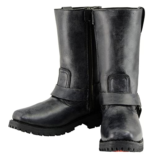Image of Milwaukee Leather Women's Premium Leather Motorcycle Harness Boots Collection MBL - 10
