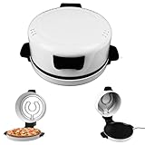Electric Pizza Oven Indoor and Outdoor, 2000W Countertop Portable Fast Baking Pizza Maker Oven for Pizza, Steak, Arabic Bread, etc. (US Plug...