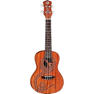Luna Guitars UKE MALU Ukulélé Concert Marron - Les Beatles, Paul McCartney, John Lennon, RIngo Starr, George Harrison