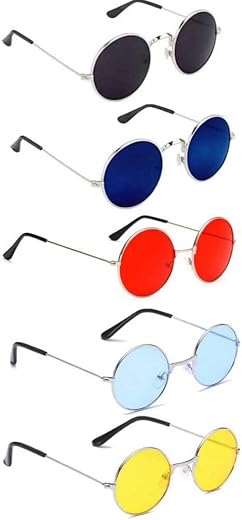 ELLIGATOR Round Frame Sunglass for Mens and Women Unisex Sunnglasses for Driving and Style