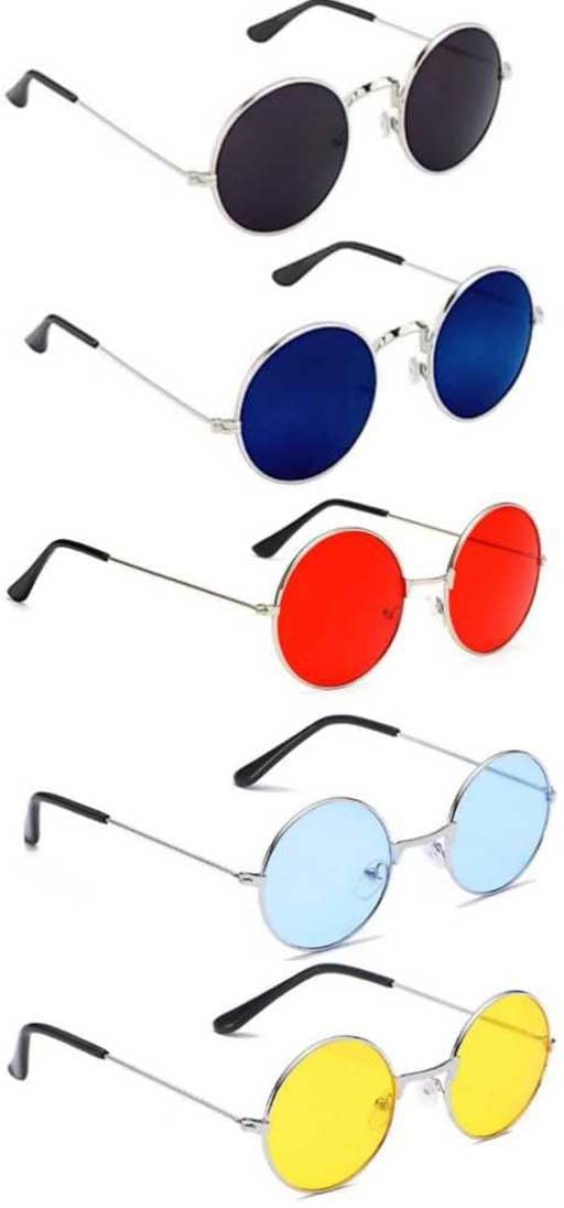elligator Round Frame Sunglass for Mens and Women Unisex Sunnglasses for Driving and Style-picture-11