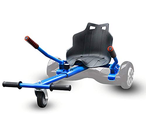 Hishine Hover Kart Hoverboard Seat Attachment for Self Balancing Scooter Adjustable Go Kart Hover Board Accessories for Kids Adults