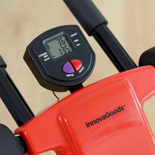 InnovaGoods® Gimnasio en casa, banco abdominales, abdominales maquina para ejercitar en casa, maquina abdominales plegable multifuncional para varias zonas del cuerpo, Ergonómico y adaptable, Negro - imagen 6