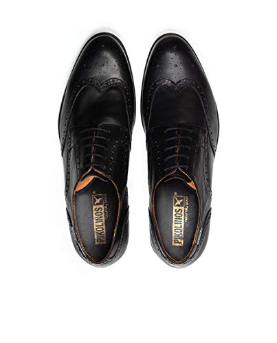 Pikolinos Para Hombre. M7J-4186 Zapatos De Piel Bristol M7J Negro (39), Cordones, Casual - 6