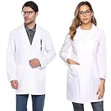 batas medicas modernas hombre LAVABLE EN LA LAVADORA - Esta bata de laboratorio es fácil de cuidar. La tela Durable le permite lavar esta bata de laboratorio una y otra vez; para un fácil cuidado después del uso!