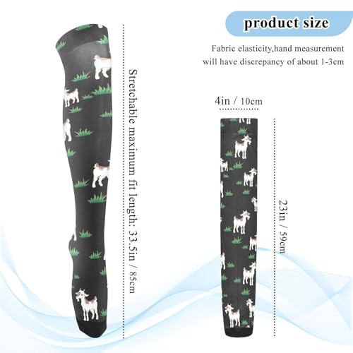 Image of Women's Thigh High Socks Long Over Knee Socks Thick Leg Warm Boot Stockings