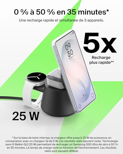 Belkin WIZ052kqBK Intérieure USB Recharge sans fil 1 5 - vue 5