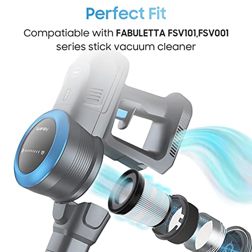 Leemone Hepa Filter Compatiable With Fabuletta Fsv101, Fsv001 24 Kpa Cordless Stick Vacuum Cleaners Series(4 Pack) #TOP1
