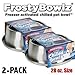Frostybowlz 28 Oz. Chilled Pet Bowl 2-Pack