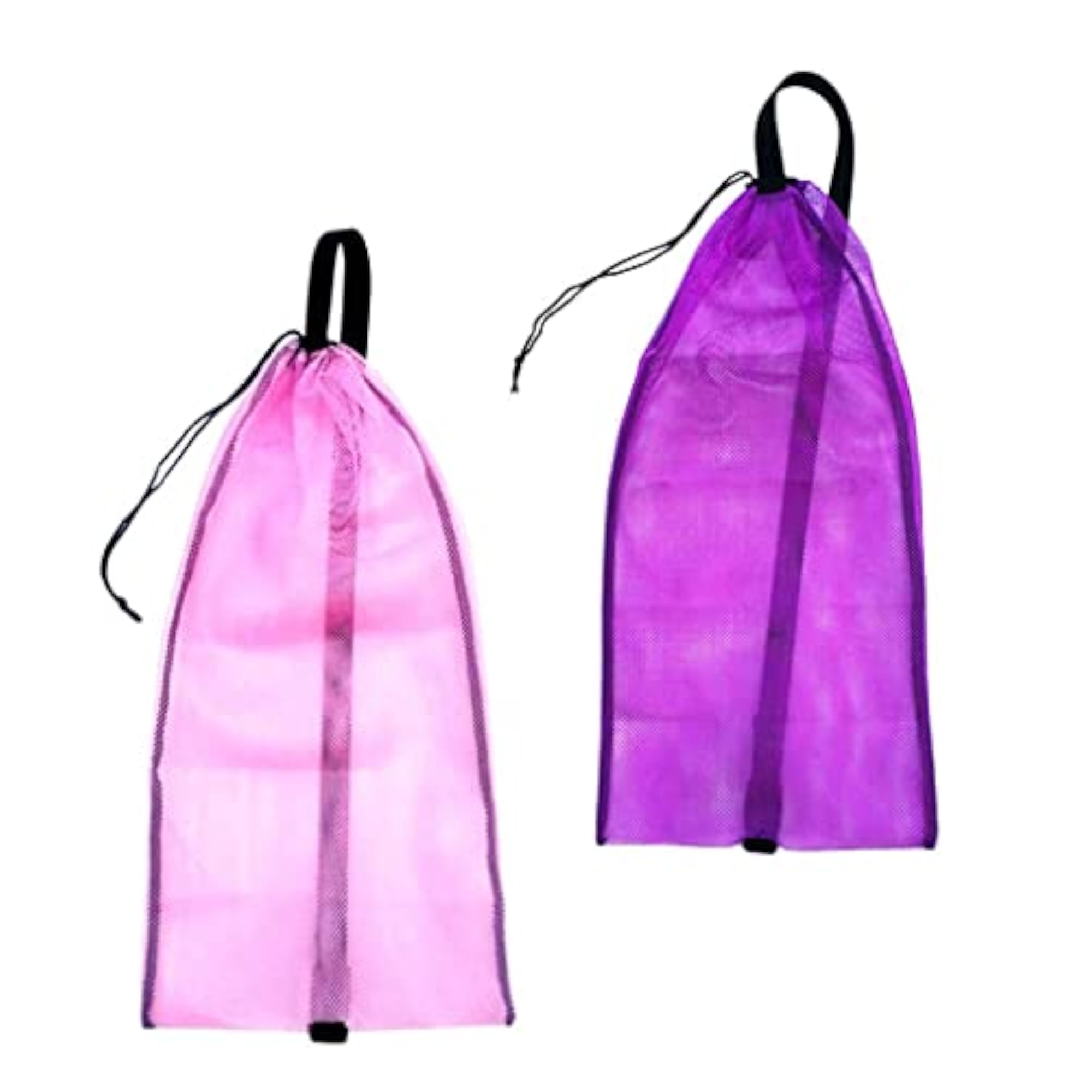 2 Pieces Drawstring Mesh Bag for Scuba Diving