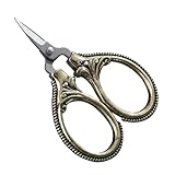 Parliky Mini Stickschere aus Edelstahl Retro Stil Leichte Handliche Schneiderschere für Präzises...