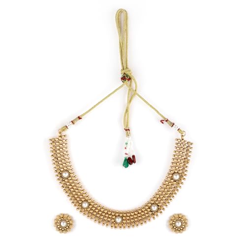 Rubans 22KT Gold-Plated Stone Studded Jewellery Set (B0D6RW326J) Amazon Price History, Amazon Price Tracker