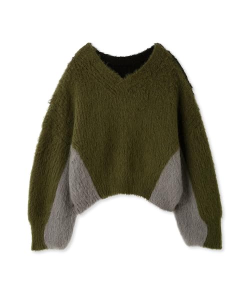 fur fur - FURFUR カラーブロックモヘアプルオーバー Amazon | [ファーファー] カラーブロック モヘアプルオーバー