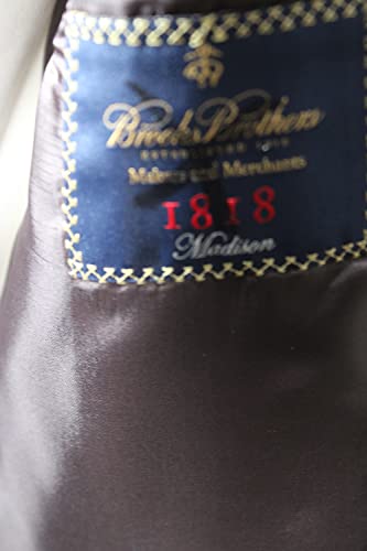 Brooks Brothers Madison Charcoal Navy Striped Suit Size 41 Reg3