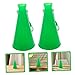 BESTonZON Cheer Megaphone Portable Noise Maker for Parties Sports Events School Activities Loud Amplification with Enhanced Sound for Cheerleaders Fans Green