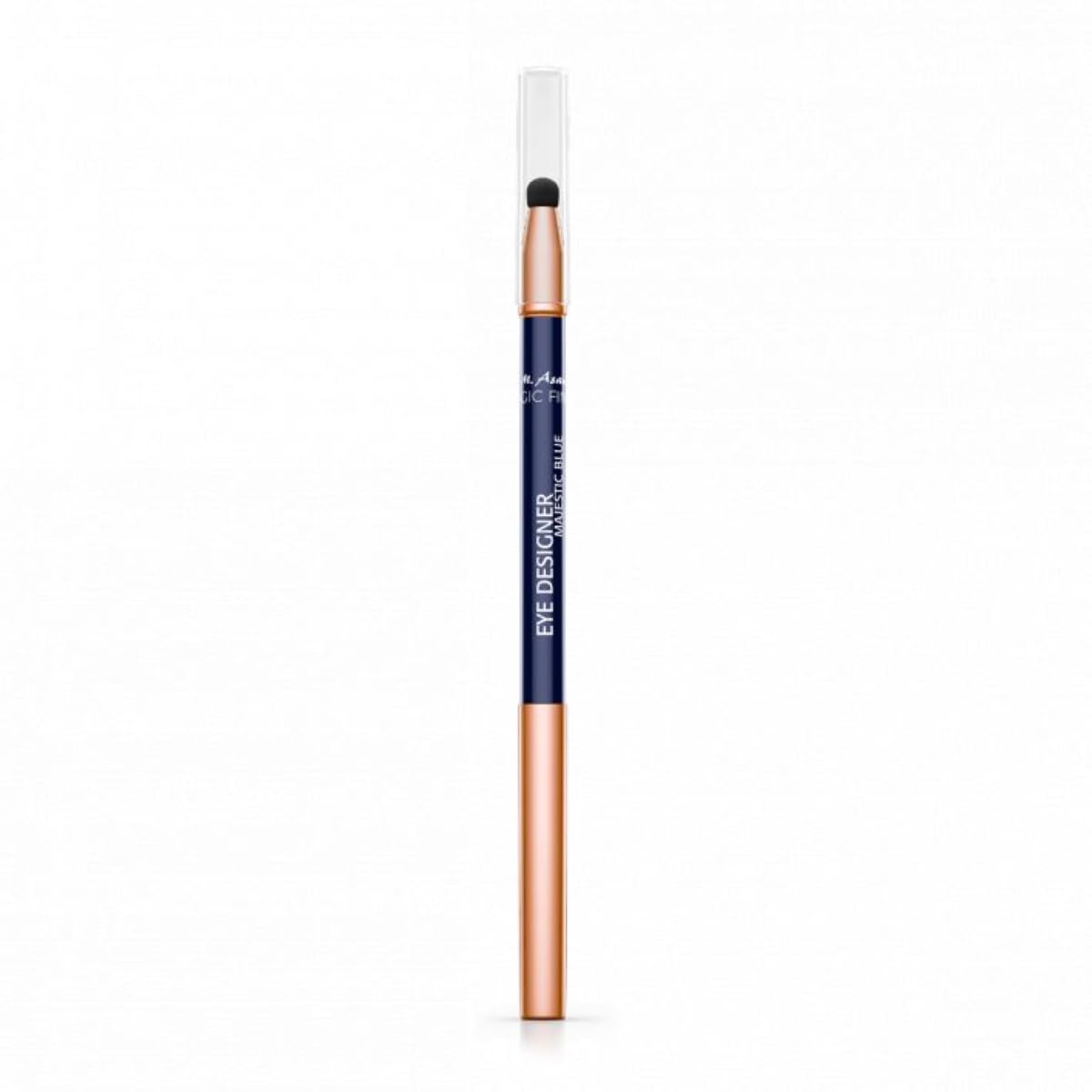 M. Asam MAGIC FINISH EYE DESIGNER Majestic-Blue (0,28 g) – wasserfester Eyeliner für ein langanhaltendes & farbintensives Ergebnis mit integriertem Schwämmchen für einfaches Verblenden, Augen Make-up
