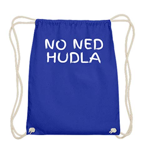 Sac de gym en coton bleu royal pour remplacer les sacs plastiques Schwoaba