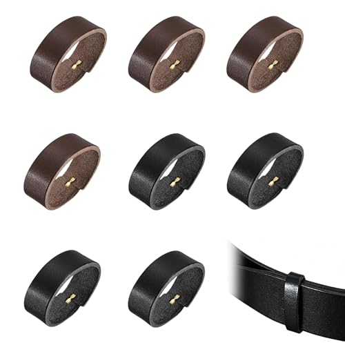 YJFY Boucle de ceinture élastique pour ceinture de service multicolore - Passants de ceinture pour ceinture de 3 à 3,5 cm - Support de ceinture pour fixer les ceintures, Noir, marron., NO