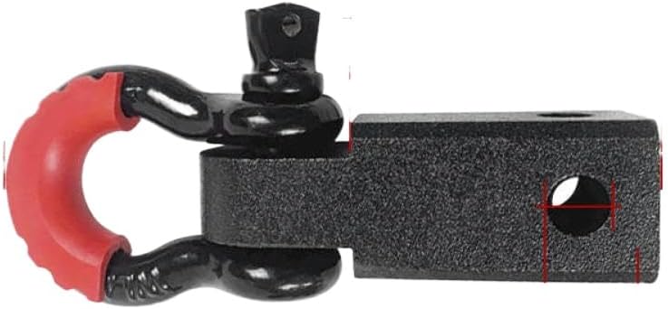 4.75 Ton Receiver D Ring Trailer Hitch Shackle Tow Bar Compatible with RV Car Camper Caravan