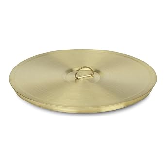 Advantech CB8W/R Brass Sieve Cover with Lifting Ring, 8" Diameter