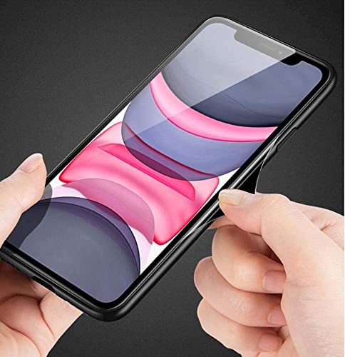 Coque iPhone 11 Pro cuir véritable bleu pour éviter les rayures d'écran