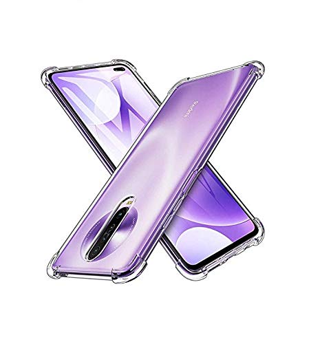 Image of COVERBLACK Silicone Back Cover for Redmi K30 /Poco X2 - Transparent