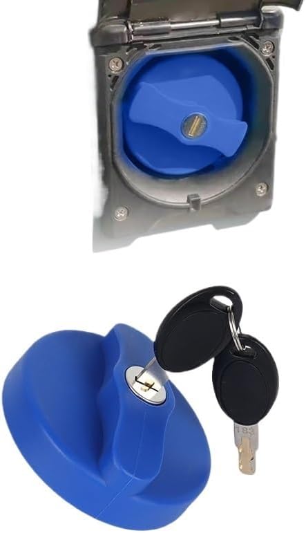 Replacement Water Inlet Filler Cap Locking Zadi Lock with 2 Keys Motorhome Caravan Bailey Swift for Caravans and Motor Homes