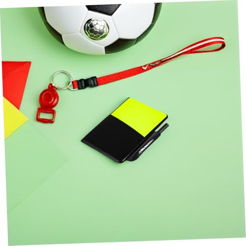 5 Set Tarjetas Roja y Amarilla para Árbitro con Estuche y Bolígrafo miniatura 5