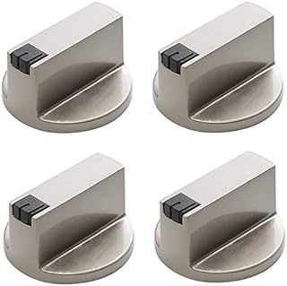 MonLiya 4 szt. kuchenka gazowa przyciski kuchenka piekarnik płyta kuchenna wyłącznik sterujący przyciski sterujące przycisk piekarnika płyta grzewcza przyciski obsługi (6 mm 90 °)