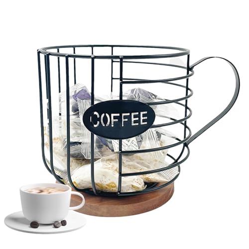 Rangement de tasses robuste et conteneur durable pour comptoir - 8
