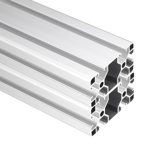 Guide de rail linéaire en aluminium 4080 anodisé, finition de précision