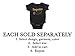 Threadrock Taquito | Baby Son or Daughter Infant Bodysuit | 6 Months, Black
