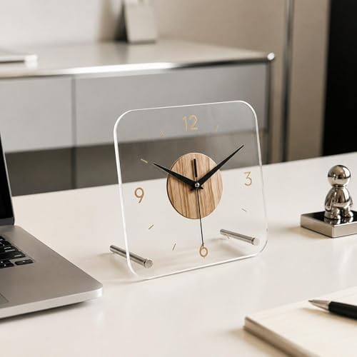 Reloj de oficina analógico para mesa de salón y dormitorio 8