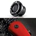 KATUR Motocicleta Negro CNC Tapa de Aceite de Gas Combustible Artesanías en...