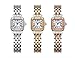 SLYHHZHMY Women's Temperament Watches, Square Dial Watches, Waterproof Quartz Watche (Gold Color)