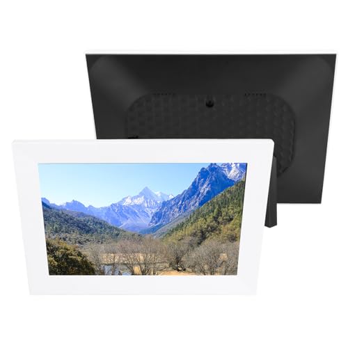 Digital Photo Frame, 10.1 Inch Touch Screen Smart WiFi Digital Picture Frame with 32GB Storage, Wall Mount, Auto Rotate, Share Photos Videos Remotely (US Plug)