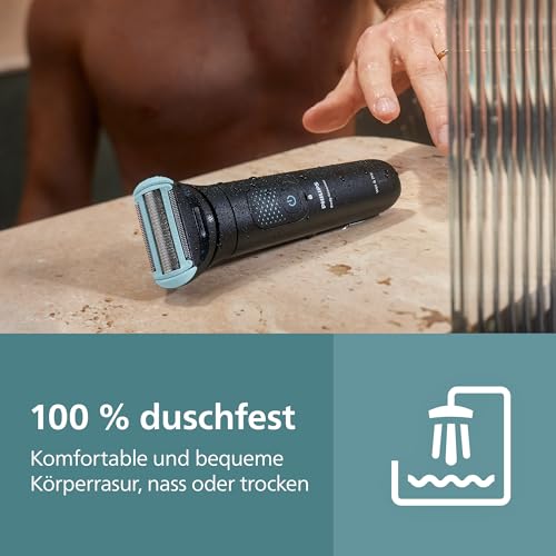 Philips BodyGroom Ersatzscherfolie – Rasiersystem mit Dreifachschutz, gründliche und glatte Rasur, 100% duschfest, Modell BG2010/43 – Ansicht 5