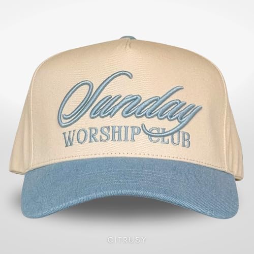 Image of Vintage Faith & Forever Trucker Hat | Men & Women | Christian Cross Jesus Hats | Bachelorette Bride Hat | Cotton | Snapback