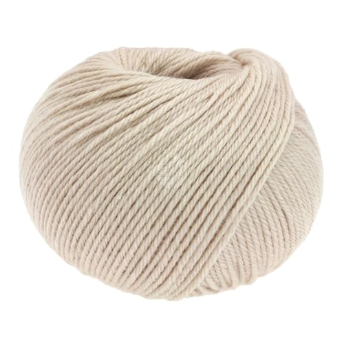 LANA GROSSA Merino Uno | Klassische Merinowolle mit Superwash-Ausrüstung | Handstrickgarn aus 100% Schurwolle (Merino) | 50g Wolle zum Stricken & Häkeln | 125m Garn FB55