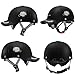 FVCNGP Retro German Style Motorcycle Half Helmet, DOT Approved Vintage Skull Cap Open Face Helmets, for Adult Men Women Bike Scooter Moped Cruiser Chopper Motorbike