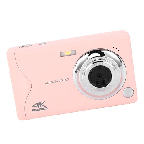 Fotocamera Digitale Video 4K Foto da 48 MP Messa a Fuoco Automatica Schermo TFT da 3 Pollici Zoom 16x Compatta con Lettore MP3 per Adolescenti Videocamera per
