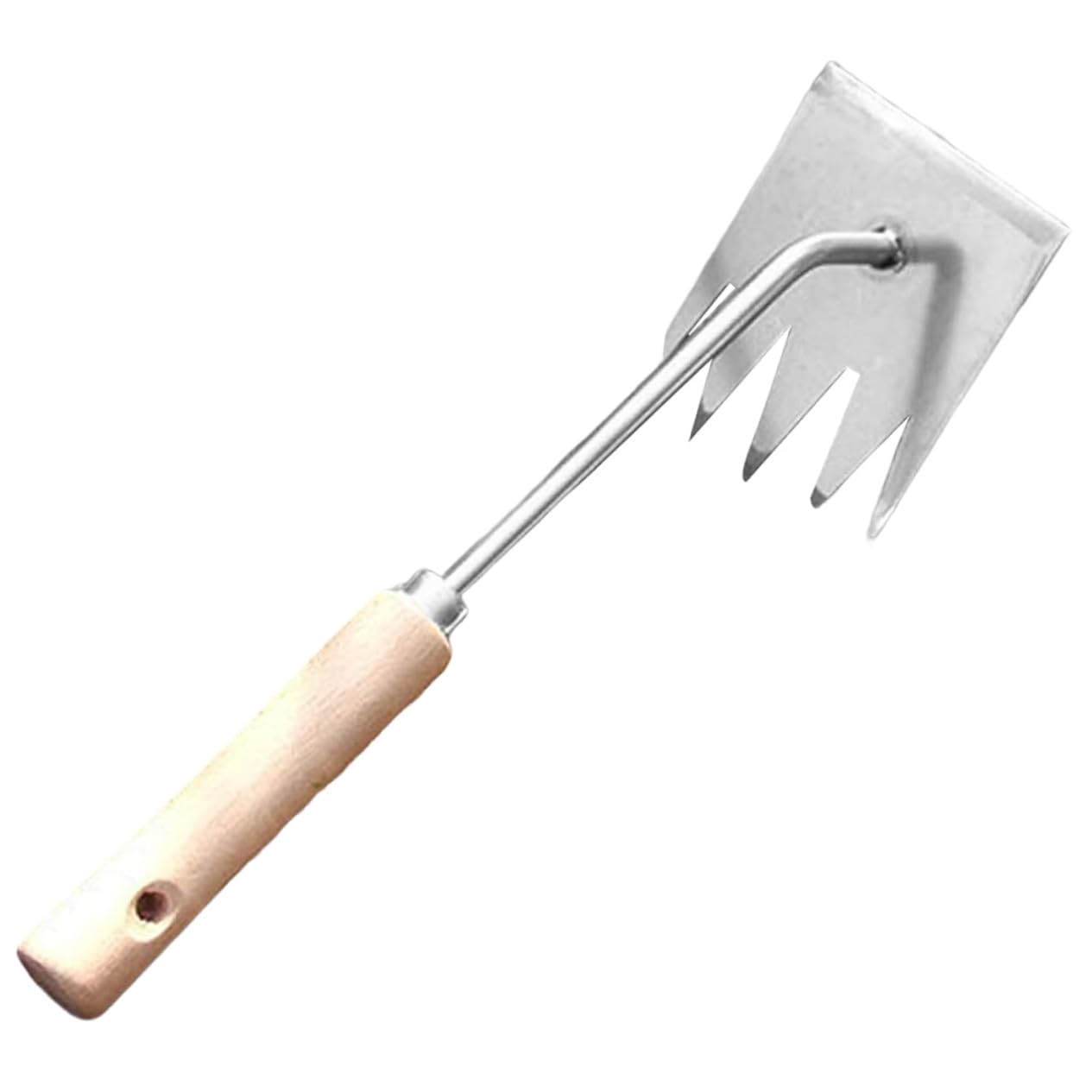 Toyvian 3 Stück Gartenwerkzeug zur Unkrautentfernung Multifunktionaler Unkrautstecher mit Ergonomischem Holzgriff für Effektives Entfernen von Hartnäckigem im Garten