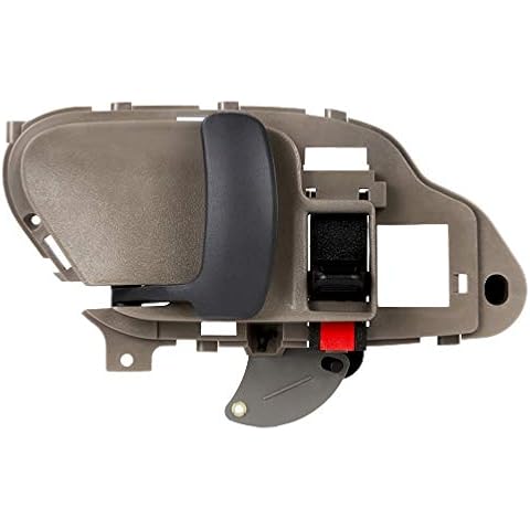 BOXI Beige Interior Front/Rear Left Door Handle Driver Side for 1995 1996 1997 1998 1999 2000 2001 2002 Chevrolet GMC C1500 C2500 C3500 K1500 K2500 K3500 Pickup Suburban Chevy Tahoe 15708051,77570 Cover
