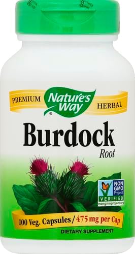 Miniatura 2 de Natures Way Raíz de bardana 950 mg por porción 100 cápsulas veganas el embalaje puede variar