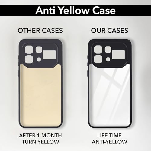 Image of Jkobi Ultra-Hybrid Back Cover Case for Infinix Note 60 Pro 5G (Lifetime Anti Yellow | Anti Scratch | Crystal Clear Shockproof)